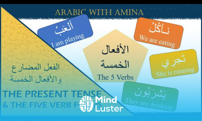 Mastering Arabic Present Tense Verbs The Five Verbs الأفعال الخمسة