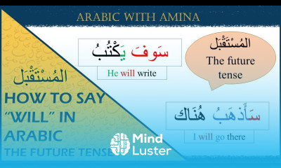 The Arabic Future Verb Tense Made Easy