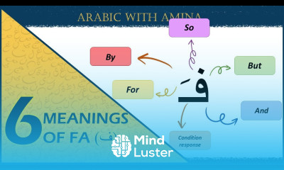 The Different Types Meanings of Letter Fa ف in Arabic