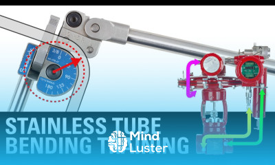 Bending Stainless Tubing on a Pneumatic Oil Gas Valve