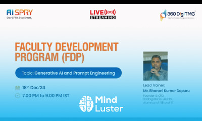 Generative AI and Prompt Engineering Faculty Development Program FDP Day 8 360DigiTMG