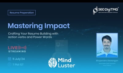 Resume Building 11th July 360DigiTMG