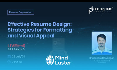 Resume Building 25th July 360DigiTMG