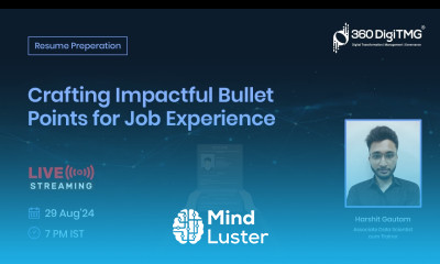 Resume Building 29th August 360DigiTMG