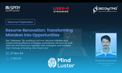 Resume Building 21st November 360DigiTMG