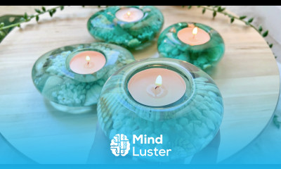 Beautiful Resin Sea Candle Holders Cure in Just 2 Hours