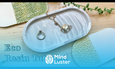 Trying Eco Resin for the First Time Resin Art Tutorial