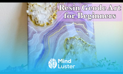 How to Make Resin Geode Art for Beginners on Canvas