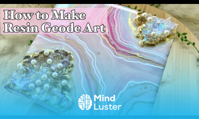 How to Make Resin Geode Art on Canvas
