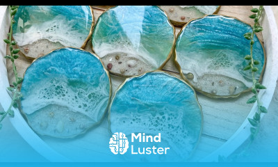 Complete Resin Beach Coaster Tutorial Resin Art for Beginners
