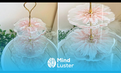 Beautiful 3 Tier Resin Cake Stand