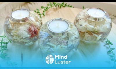 Can You Put Fake Flowers in Resin Resin Tea Light Candle Holders