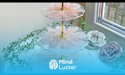 Amazing Effect in 3D Flower Cake Stand