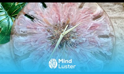 Gorgeous 3D Flower Resin Clock Tutorial