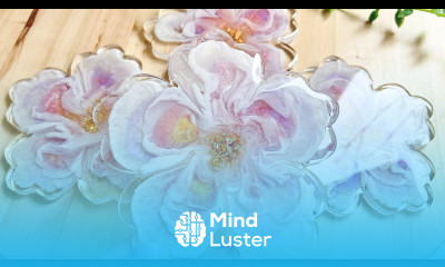 Gorgeous 3D Flower Resin Coaster Tutorial