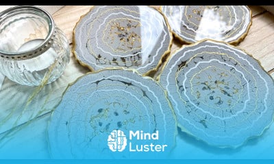 Turning a Fail Into Beautiful Geode Resin Coasters