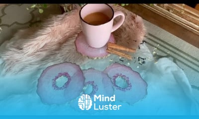 Pretty in Pink Geode Resin Coasters