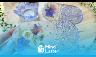 Gorgeous Druzy Jewelry Trays Coasters Resin Art for Beginners