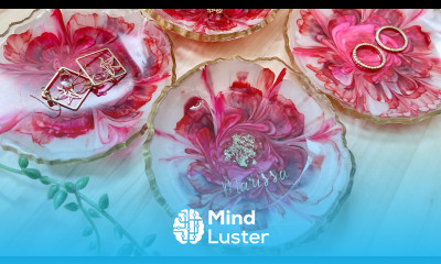 3D Flower Resin Trinket Bowls Resin Art Tutorial