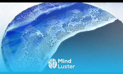 Beautiful Lacing in This Resin Ocean Serving Board