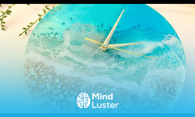 Gorgeous Resin Beach Clock From a Mold DIY Resin Art Tutorial