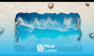 How to Make a Beautiful Resin Beach Tray From a Mold