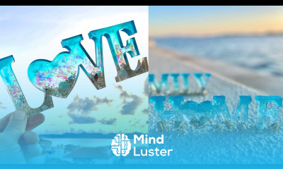 Love Family Home Resin Beach Decor Tutorial