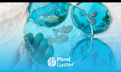 Under the Sea Resin Art Coasters Tutorial