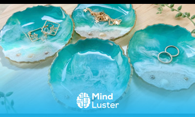 Beautiful Beach Resin Trinket Bowls