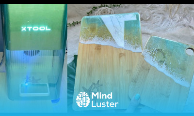 xTool Laser Engraving Cutting Boards Resin Art Tutorial