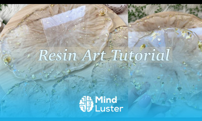 Resin Tray and Coaster Set Resin Art Tutorial