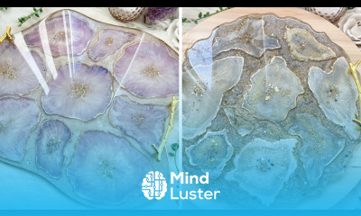 DIY Stunning Agate Resin Trays Resin Art Tutorial