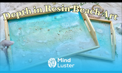 How to Achieve Depth in Resin Beach Trays Resin Art Tutorial for Beginners