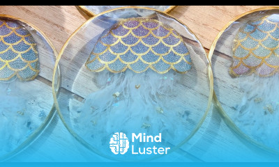 Jellyfish Resin Coasters Resin Art Tutorial