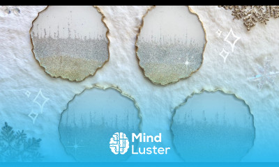 Bling Bling Holiday Resin Coasters Tips on How to Use Glitter With Resin