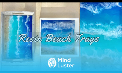 How to Make Beautiful Resin Beach Trays