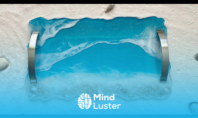 How to Make a Beautiful Resin Beach Tray From a Mold