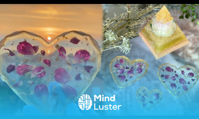 Making a Beautiful Rose Gold Resin Trinket Dish Coaster