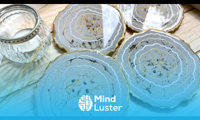 Turning a Fail Into Beautiful Geode Resin Coasters