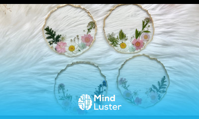 How to Cast Flowers in Resin Resin Coasters With Dried Flowers