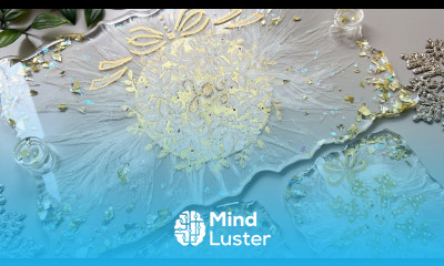 Holiday Resin Tray and Coasters Resin Art Tutorial