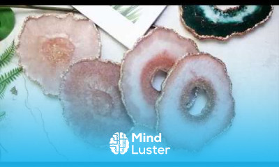 How to DIY Geode Agate Coaster