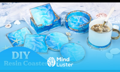 HOW TO MAKE RESIN COASTERS Using LETSRESIN Mold FOR BEGINNERS STEP BY STEP