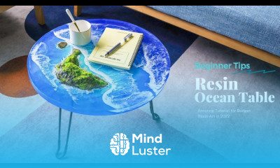 How to Make an Ocean Table with Epoxy Silicone Molds
