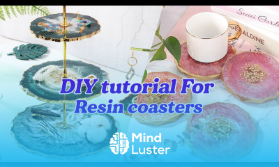 LET S RESIN DIY resin tutorial for resin cake stand tray and diamond round coaster