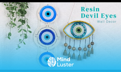 How to make Resin Evil Eyes Step by Step Epoxy Resin Art for Beginners