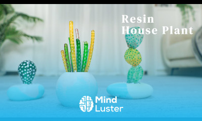 DIY Epoxy House Plant Resin Art