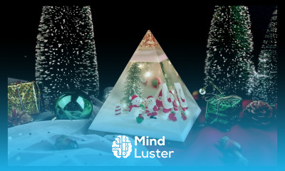 Christmas Resin Crafts And Accessory Gifts Easy DIY Pyramid Molds