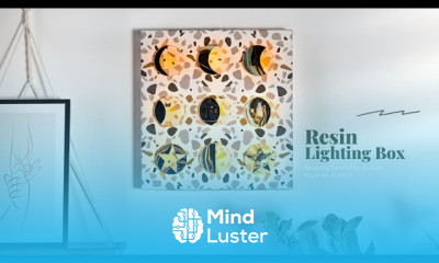 How to Make a Resin Wall Lighting Box DIY Resin Art Tutorial