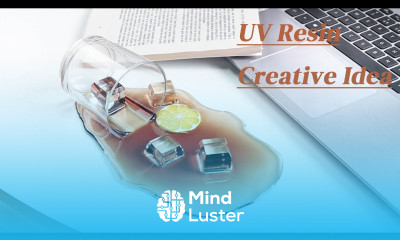 Who Spilled the Iced Lemon Tea Creative UV Resin Idea